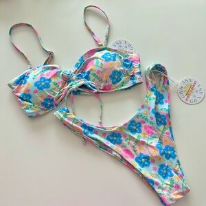 Grey Bandit x Ana Stowell Floral Bikini Set